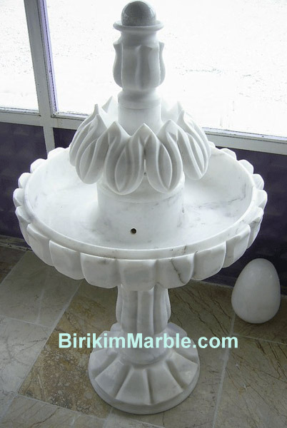 Afyon Beyaz Mermer Fıskiye